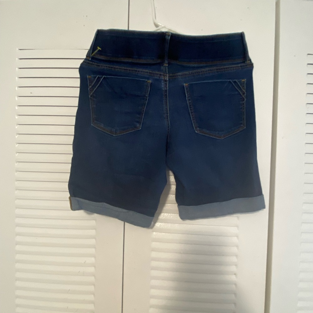 Bermuda shorts jeans side petite 8P color blue